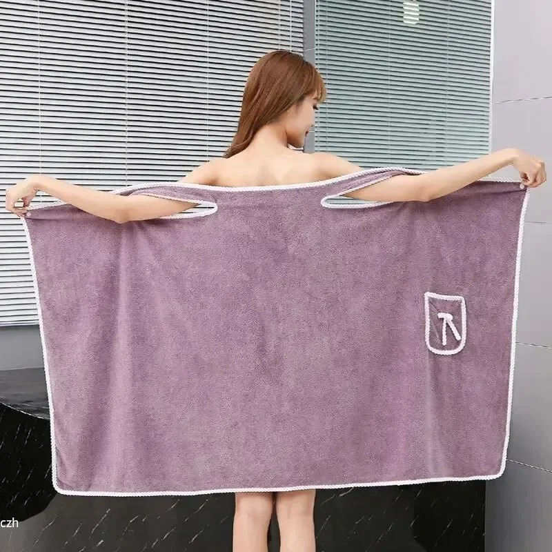 Spa Y Wellness - Damesbadhanddoeken Meisjes Draagbaar 135*80Cm Sneldrogend Baden