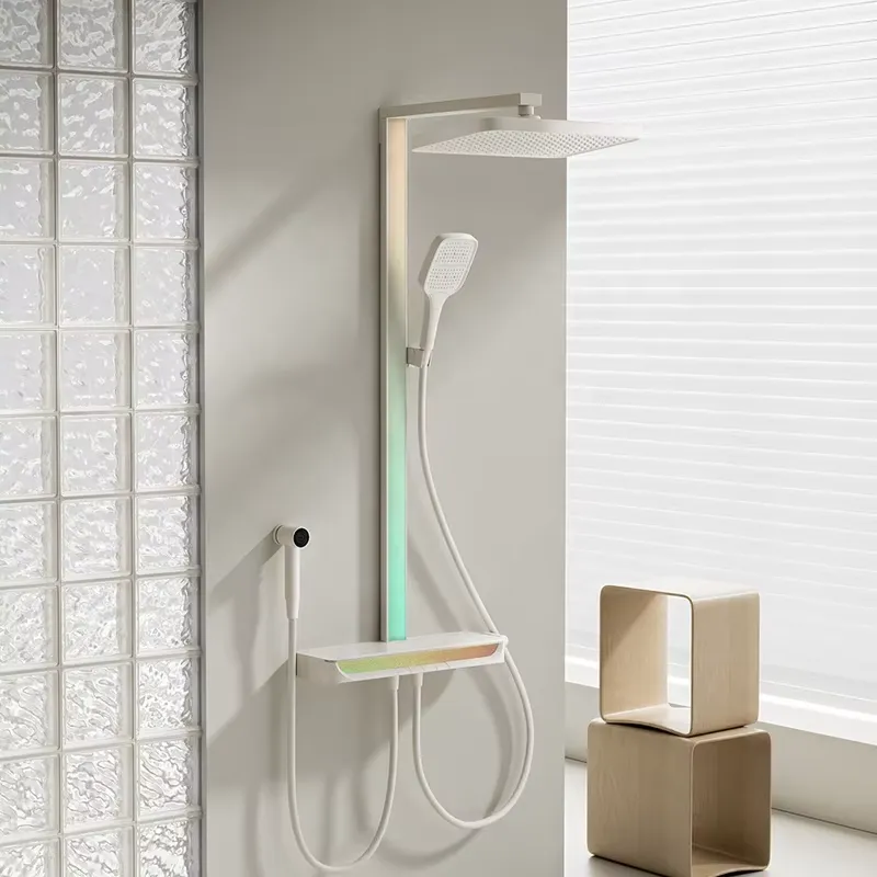 Spa & Wellness Hotel Diament Ustroń Zdjęcia - Messing digitale watervaldoucheset, aan de muur