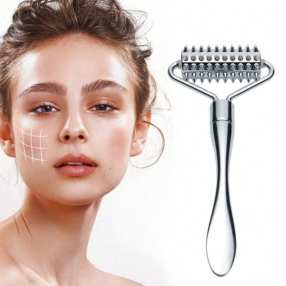 Spa Y Wellness - Roestvrijstalen gezichtsmassageroller Deep Tissue Massage Tool