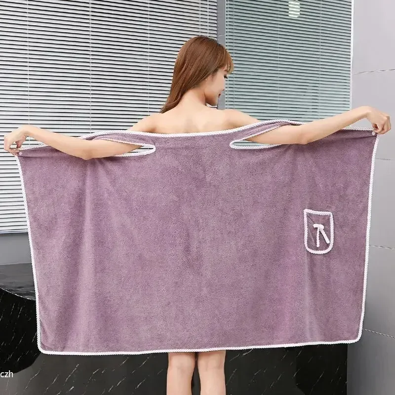 Spa Y Wellness - Damesbadhanddoeken Meisjes Draagbaar 90*130Cm Sneldrogend Baden
