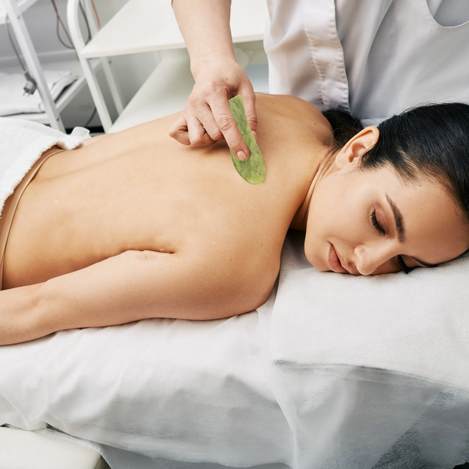 2 stuks natuurlijke jade Gua S - Spa Y Wellness recensie en prijs