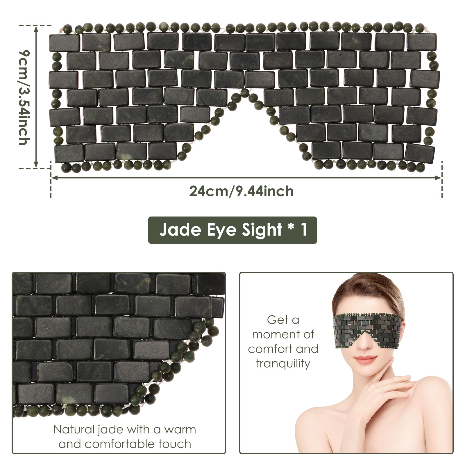 Jade Oogmasker Draagbare Jade  - Spa Y Wellness recensie en prijs